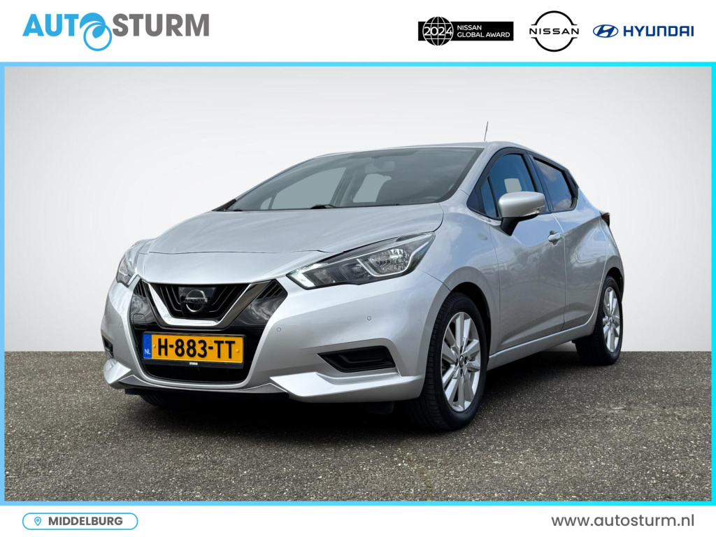 Nissan Micra 1.0 ig-t acenta style pack | apple carplay/android auto | park. sensor | cruise control | airco | bluetooth tel. | rijklaarprijs!