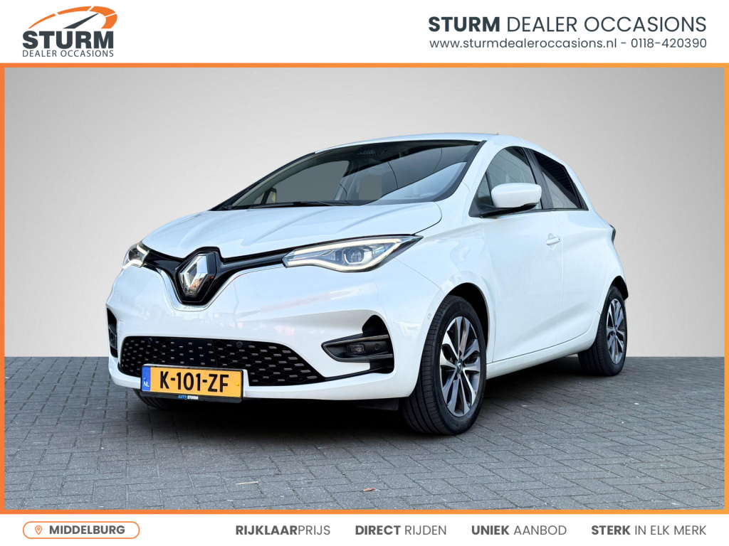 Renault Zoe r135 intens 52 kwh koopaccu + snellaadfunctie | navigatie | camera | dodehoek detectie | stoelverwarming | led koplampen | apple carplay/android auto | rijklaarprijs!