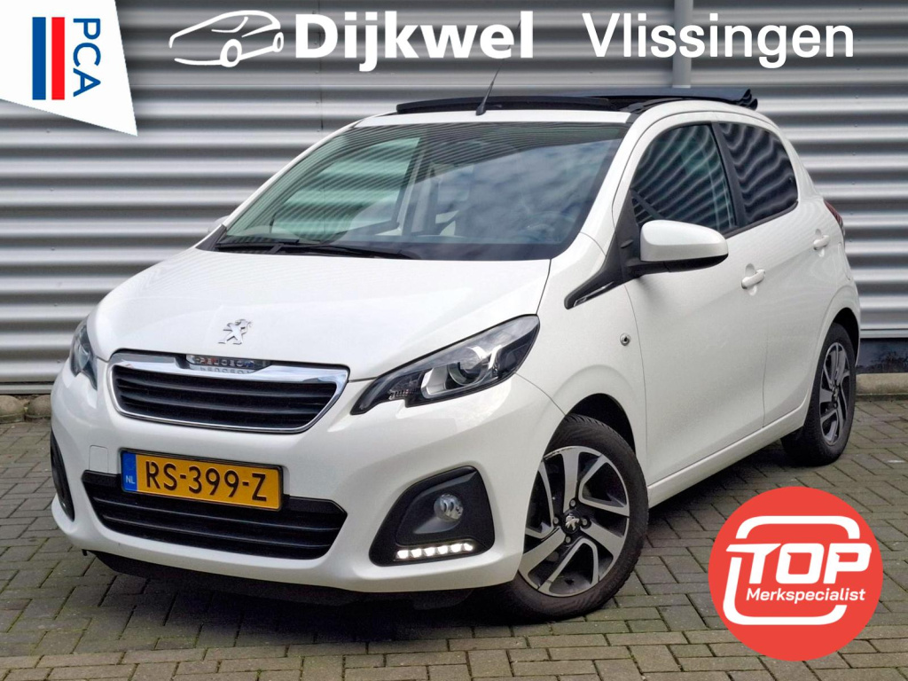 Peugeot 108 1.0 e-vti allure cabrio top! airco/cam/lmv 5-drs