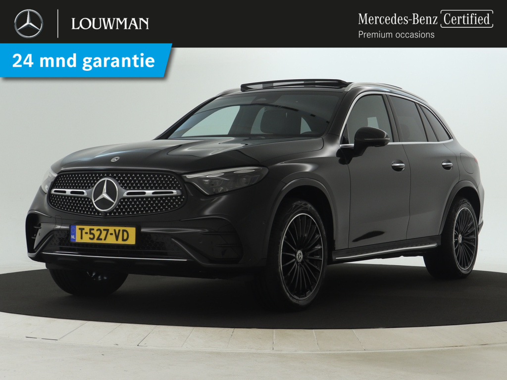 Mercedes-Benz Glc 300 de 4matic amg line | trekhaak | panoramadak | multispaak velgen | inclusief 24 maanden mb certified garantie voor europa.