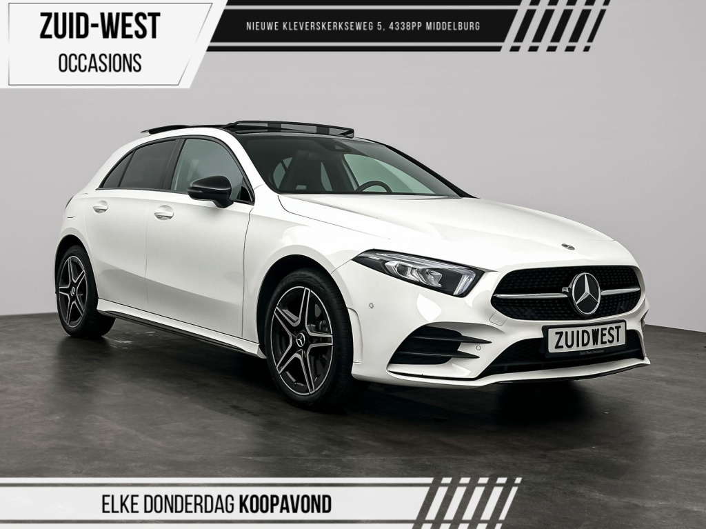 Mercedes-Benz A-Klasse 250 e amg pano sfeer camera night pakket