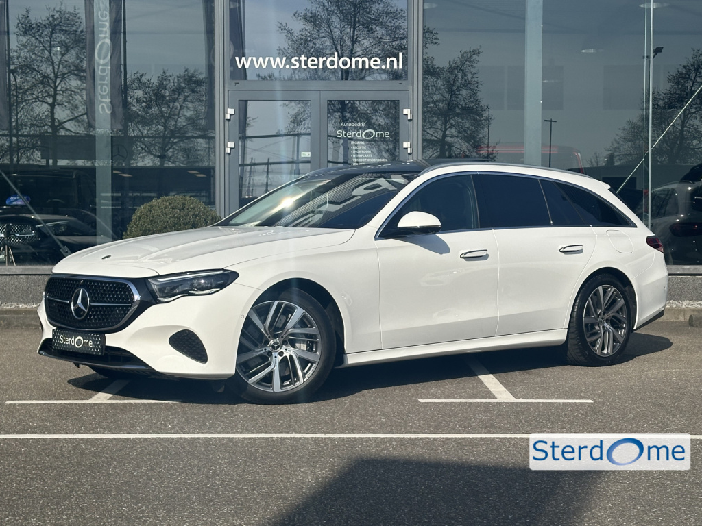 Mercedes-Benz E-Klasse estate 300 e avantgarde advanced plus l niveauregeling l mbux l panoramadak l digital light l parkeerpakket met 360 gr camera l distronic l burmester l keyless go l winterpakket l apple & android auto l memory pakket l sto...