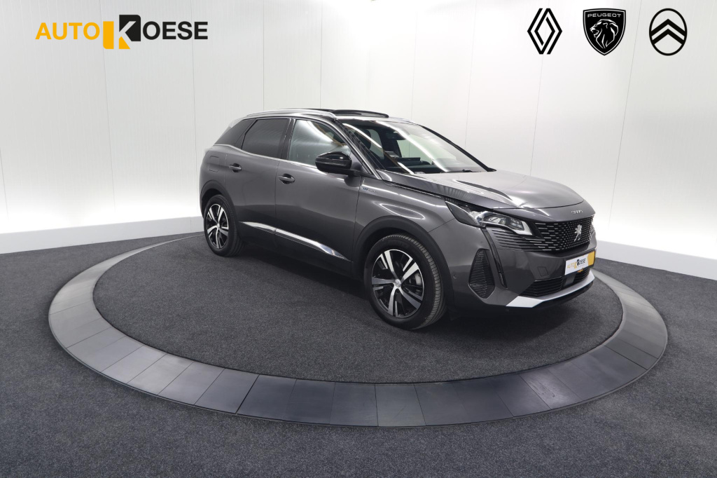 Peugeot 3008 hybrid4 300 gt | elektrisch panoramadak | dodehoekdetectie | camera | navigatie