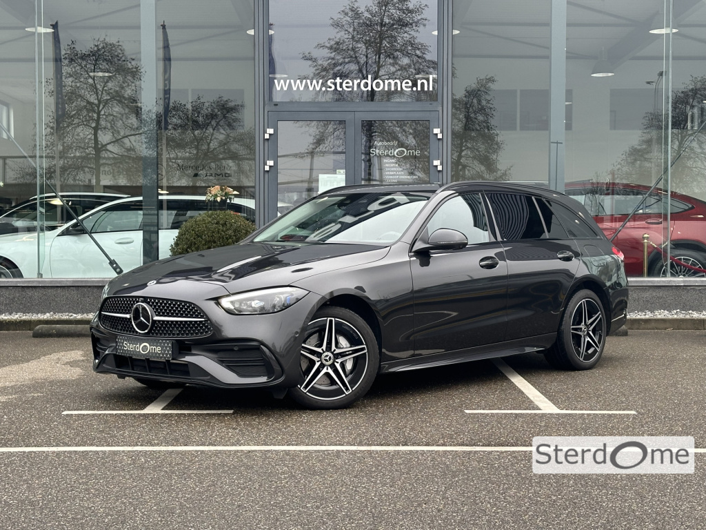 Mercedes-Benz C-Klasse estate 300 e amg line l distronic l mbux l stoelverwarming l digital light l night pakket l 360 gr camera l smart phone integratie l niveau regeling l sfeerverlichting l wegklapbare trekhaak l multicontourstoelen l airco l...