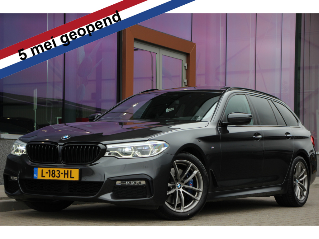 BMW 5 Serie touring 530d xdrive high executive m-sport | pano | head up | afneembare trekhaak | btw