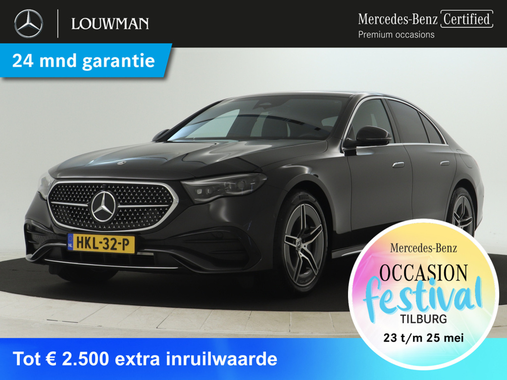 Mercedes-Benz E-Klasse 300 e amg plug-in hybride | amg line advanced plus | stuur en stoelverwarming | memory voorstoelen | dodehoek assist | 360° camera | inclusief 24 maanden mb certified garantie voor europa.