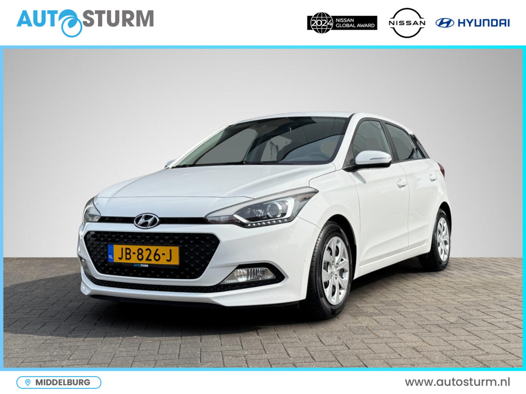 Hyundai I 20 1.2 hp i-motion | airco | cruise control | radio-cd/mp3 speler | bluetooth tel. | park. sensor | elek. ramen + spiegels | rijklaarprijs!