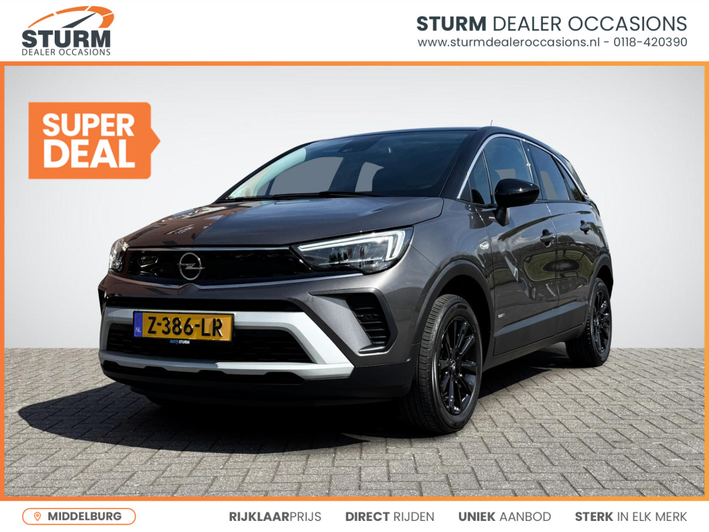 Opel Crossland X 1.2 turbo level 3 | parkeersensors v+a | verwarmde stoelen | camera | afwijkende dakleur | rijklaar!
