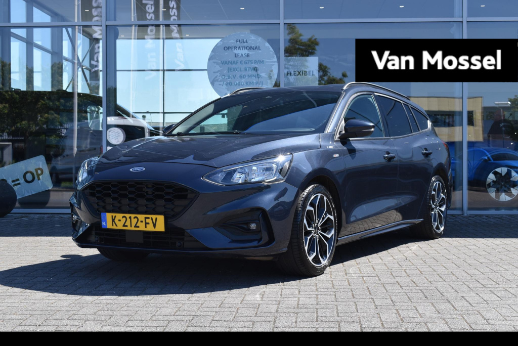 Ford Focus wagon 1.0 ecoboost hybrid st line x business | climate control | adaptieve cruise control | winterpakket | 18" lichtmetalen velgen | bang & olufsen premium geluidsysteem | elektrischbedienbare achterklep | apple carplay/an...