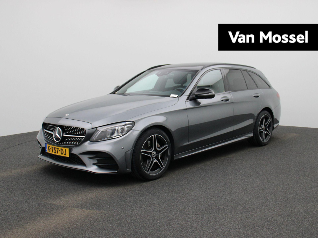 Mercedes-Benz C-Klasse estate 200 business solution amg | panoramadak | multi-beam led | virtual cockpit | leder | navigatie | amg-styling | camera | apple carplay / android auto | lichtmetalen amg velgen |