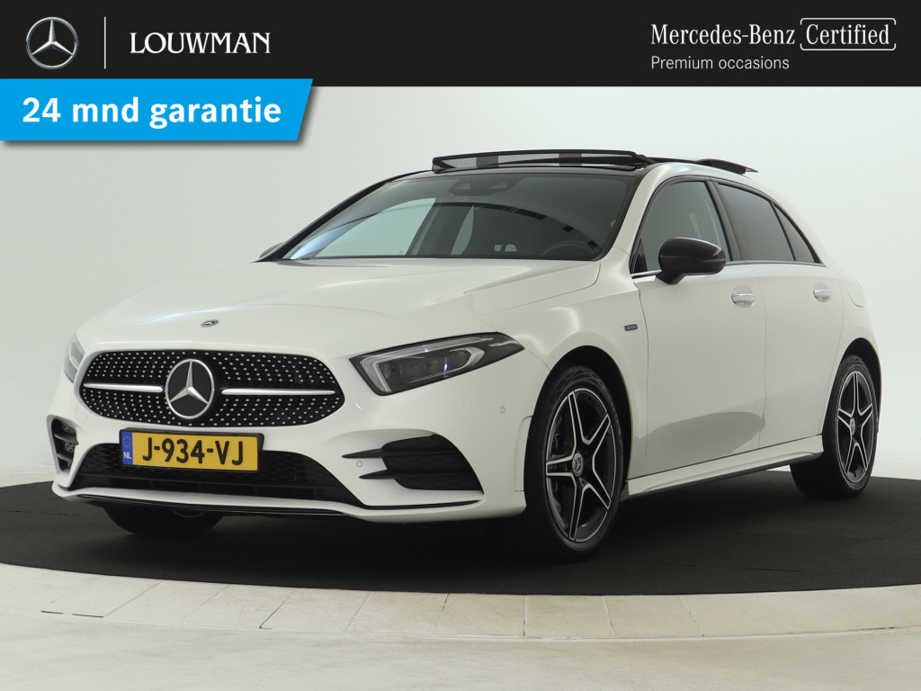 Mercedes-Benz A-Klasse 250 e business solution amg limited | amg line | night pakket | panorama schuif-kanteldak | sfeerverlichting | memory voorstoelen | inclusief 24 maanden mb certified garantie voor europa.