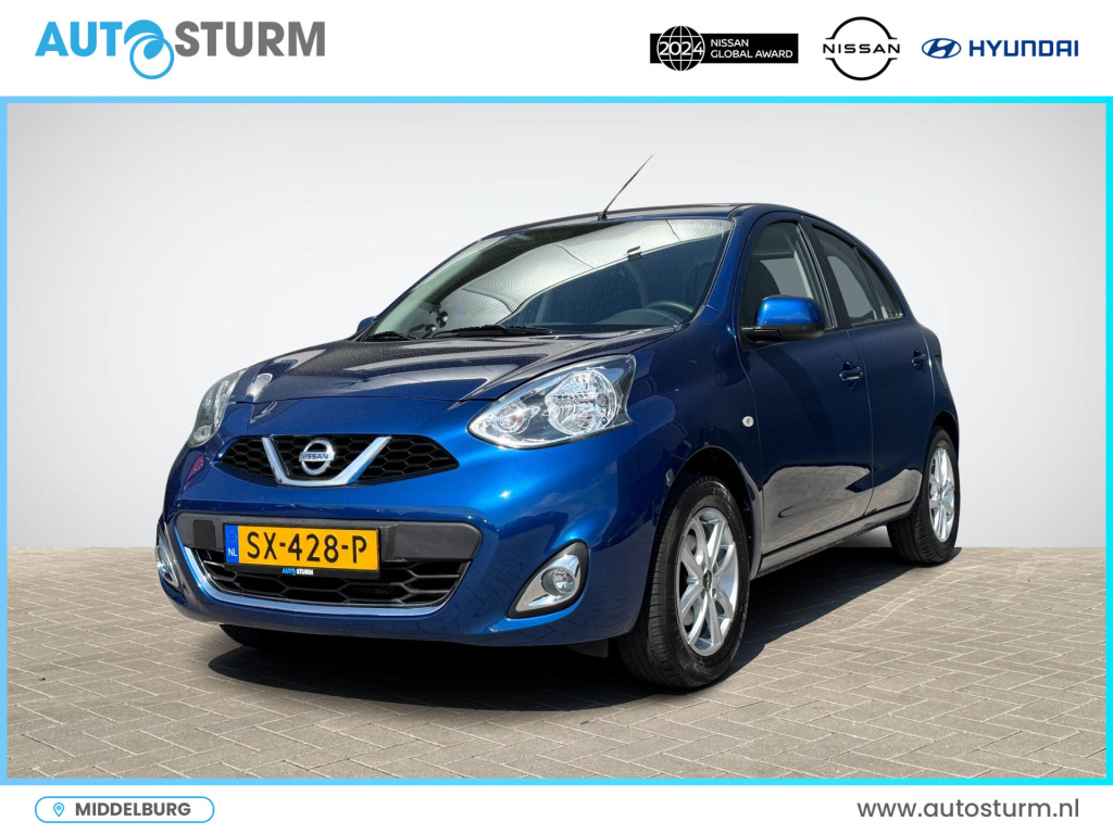 Nissan Micra 1.2 acenta | airco | cruise control | radio-cd/mp3 speler | lm velgen | stoelverwarming | rijklaarprijs!