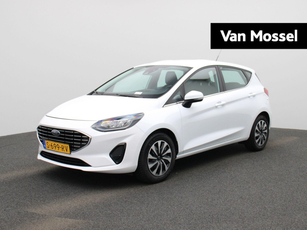 Ford Fiesta 1.0 ecoboost hybrid titanium | cruise control | parkeer sensoren | bluetooth | climate control | lage km stand | dab