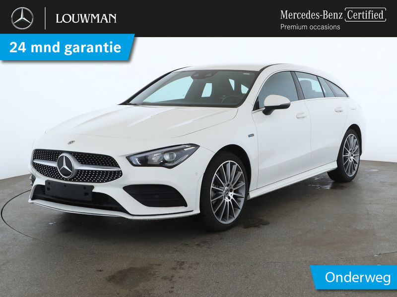 Mercedes-Benz Cla shooting brake 250 e amg plug-in hybride | amg line | led koplampen | 19 amg lm velgen | sfeerverlichting | achteruitrijcamera | inclusief 24 maanden mb certified garantie voor europa.