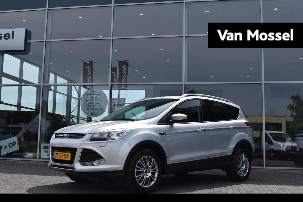 Ford Kuga 1.6 titanium 4wd | automaat | climate control | adaptieve cruise control | winterpakket | elektrischbedienbare kofferklep | sony | achteruitrij camera | trekhaak |