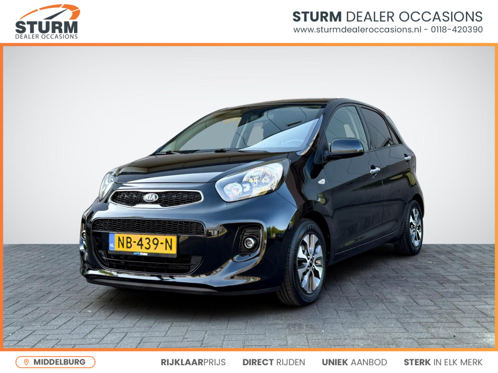Kia Picanto 1.0 cvvt comfortplusline navigator | camera | climate control | navigatie | cruise control | bluetooth tel. | elek. ramen + spiegels | lm velgen | rijklaarprijs!