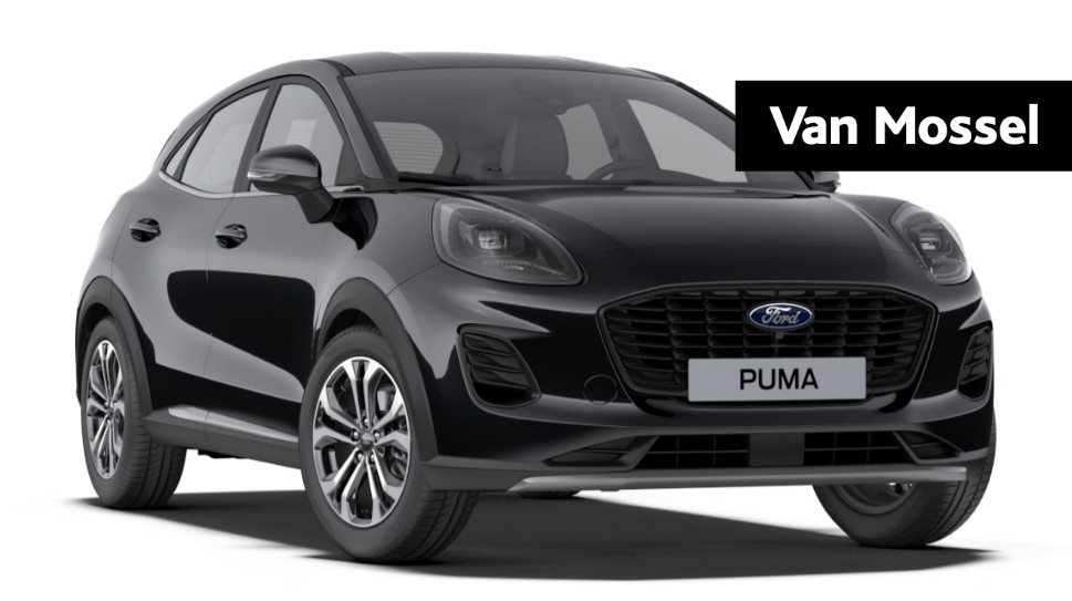 Ford Puma 1.0 ecoboost hybrid titanium | €4.000,00 korting! | navigatie | apple carplay | parkeersens. | cruise contr. | agate black | handgeschakeld |