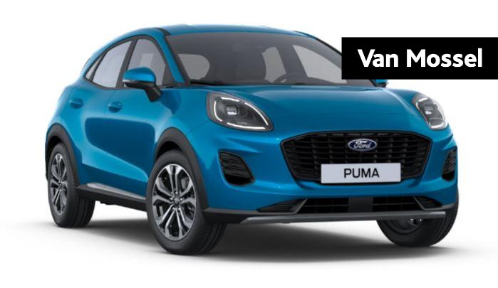 Ford Puma 1.0 ecoboost hybrid titanium | €4.000,00 korting! | navigatie | apple carplay | parkeersens. | cruise contr. | digital aqua blue | handgeschakeld |