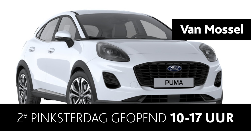Ford Puma 1.0 ecoboost hybrid titanium | €4.000,00 korting! | navigatie | apple carplay | parkeersens. | cruise contr. | frozen white | automaat |