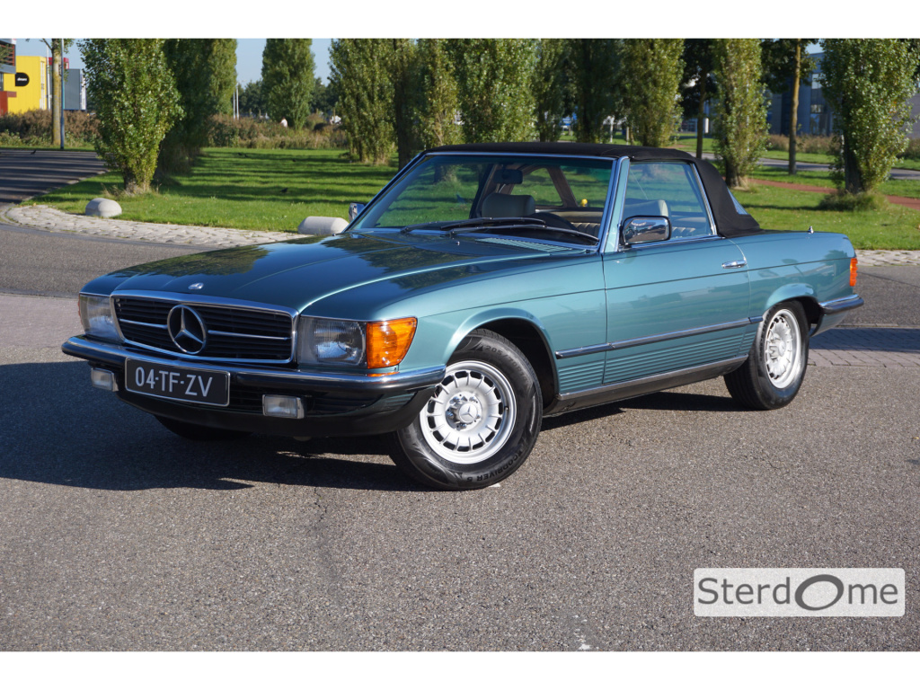 Mercedes-Benz Sl 380 sl v8 l automaat l beige lederen bekleding l airco l hardtop l 71347 km l 14 ' lm koonkurk velgen l centrale deurvergrendeling i complete historie bekend l