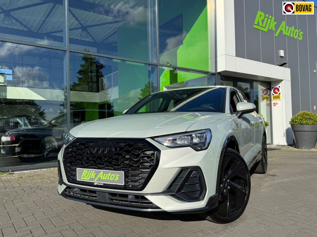 Audi Q3 sportback 35 tfsi pro line * camera * leer * carplay * black pack