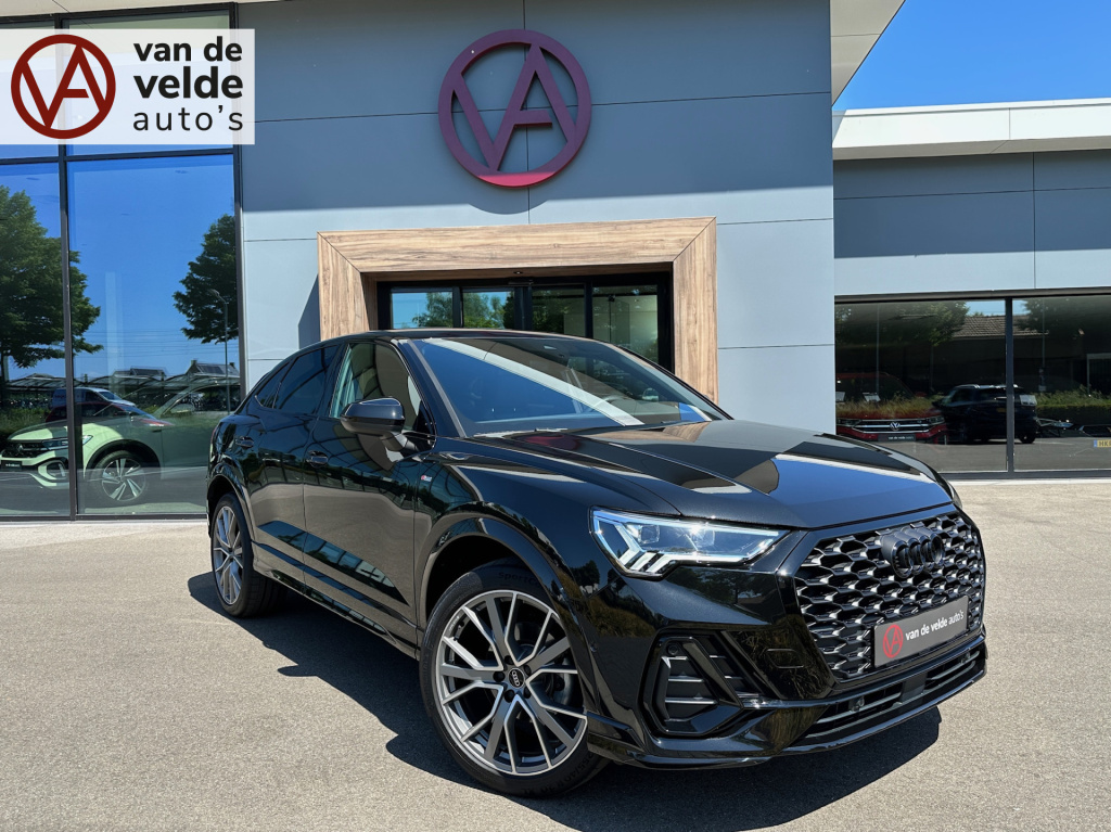 Audi Q3 sportback 35 tfsi 150pk s-tronic 2x s-line | zwart optiek | camera | keyless | adapt. cruise | rijklaar incl. 1 jaar bovag garantie