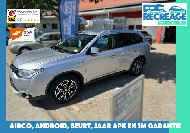 Mitsubishi Outlander phev limited edition, jaar bovag en apk, inclusief beurt en afleverkosten