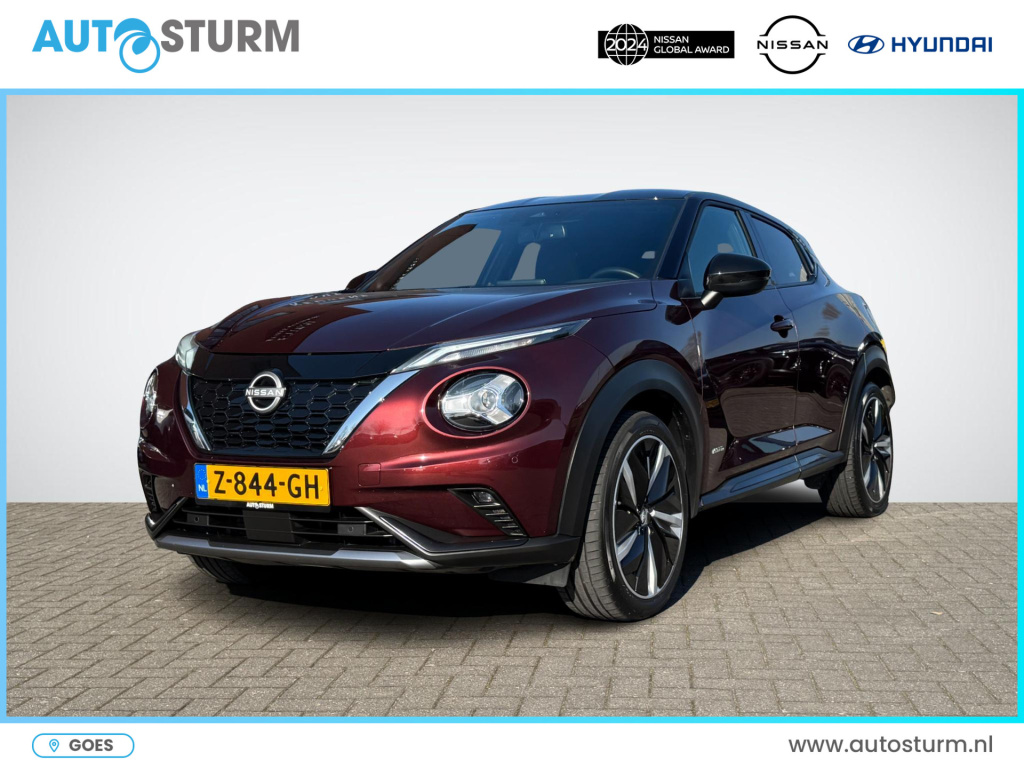 Nissan Juke 1.6 hybrid n-design | navigatie | camera | apple carplay/android auto | led koplampen | 19'' velgen | keyless entry | rijklaarprijs!