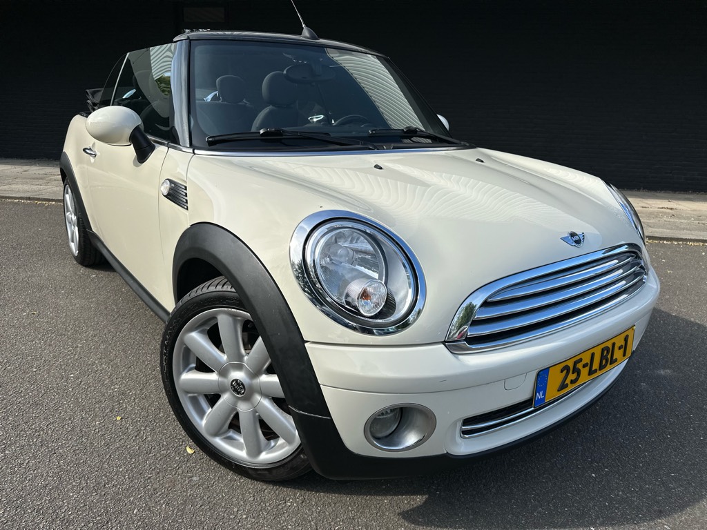 Mini Cooper Cabrio 1.6 pepper // dealeronderhouden //