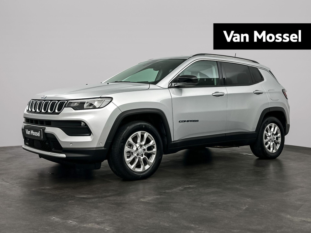 Jeep Compass 4xe 190pk plug-in hybrid limited | navigatie | achteruitrijcamera | parkeersensoren | half leder | climate control | led | lichtmetalen velgen |