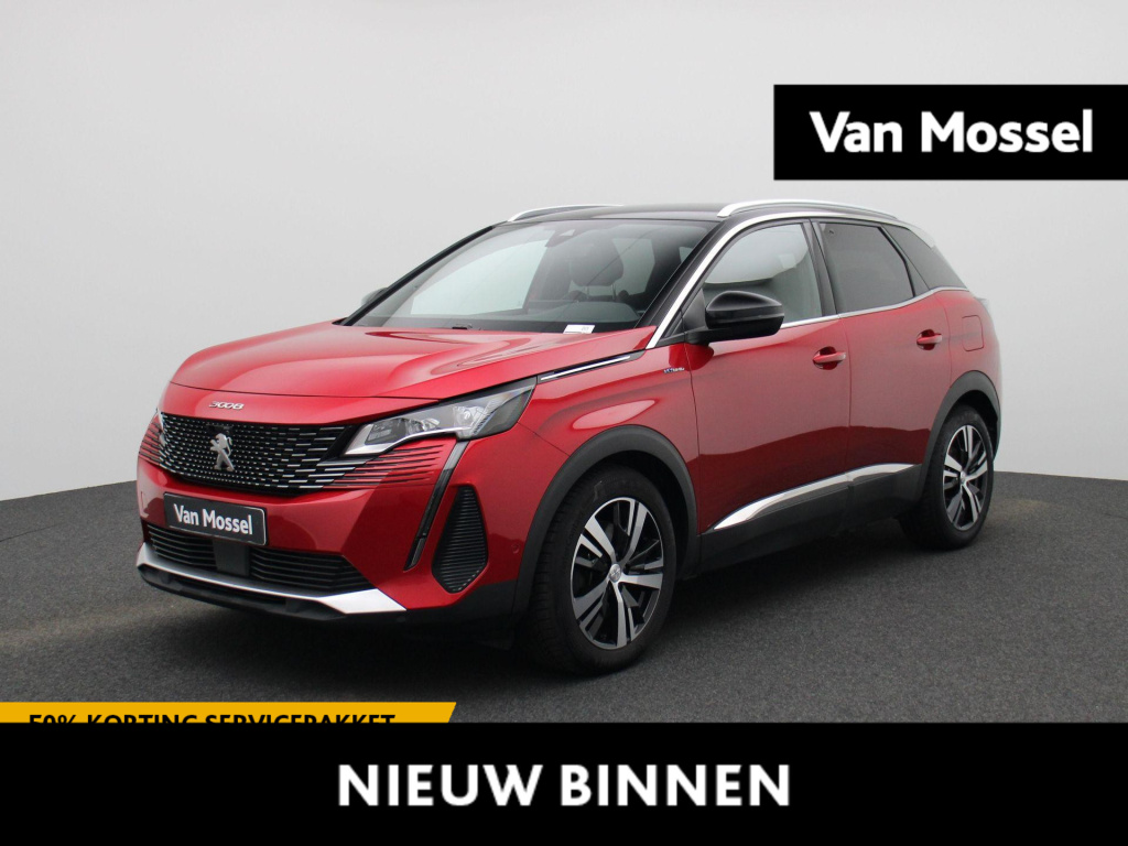 Peugeot 3008 1.6 hybrid 225 gt pack business | automaat | leder | trekhaak | stoel verwarming | virtual cockpit | navigatie | camera | apple carplay | focal |