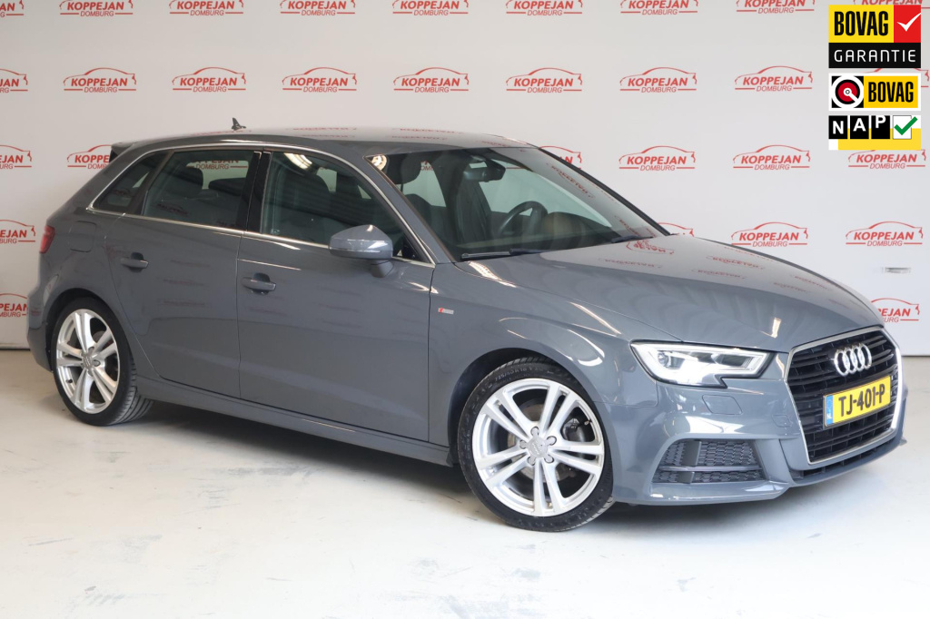 Audi A3 sportback 1.5 tfsi cod sport s line nl auto, cruise controle, led, leder,