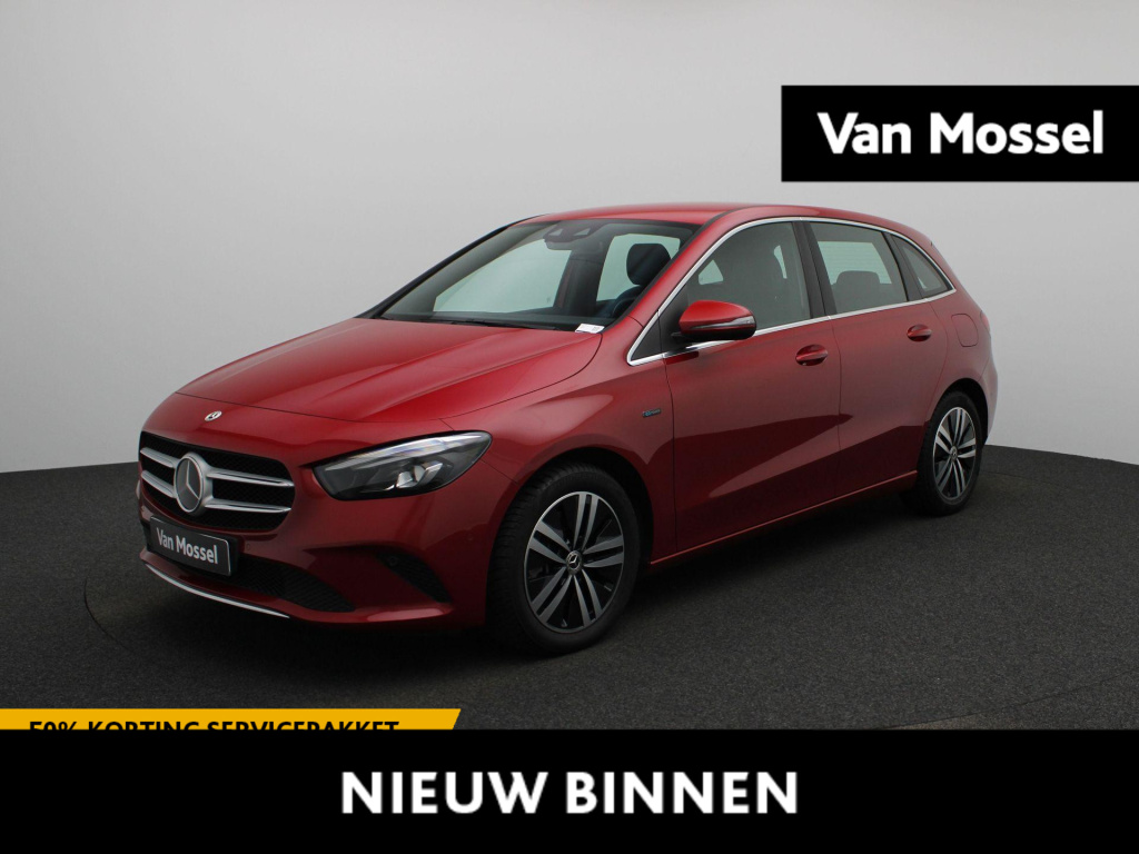 Mercedes-Benz B-Klasse 250 e business solution luxury limited | automaat | ambient light | stoel verwarming | leder | lmv | camera | parkeer sensoren | navigatie | virtual cockpit