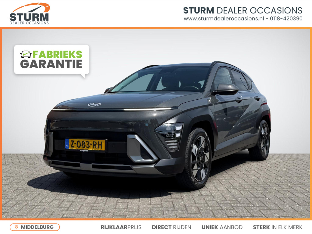 Hyundai Kona 1.6 gdi hev comfort smart | elek. achterklep | stuur- + stoelverwarming | full-led | adapt. cruise control | keyless entry | rijklaarprijs!