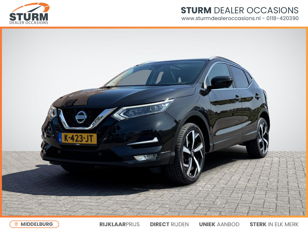 Nissan Qashqai 1.3 dig-t premium edition automaat | panoramadak | nappa leder | apple carplay/android auto | led koplampen | stoelverwarming | 360° camera | rijklaarprijs!