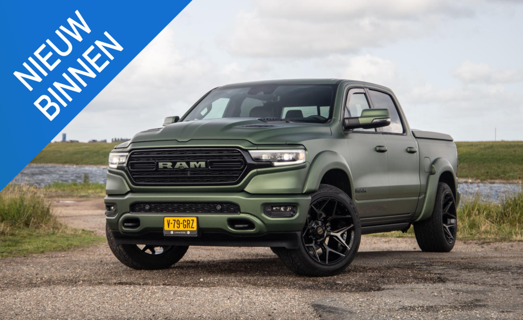 Dodge Ram 1500 5.7 v8 4x4 crew cab limited bpm vrij / all in prijs / pano / klep / wide body / garantie