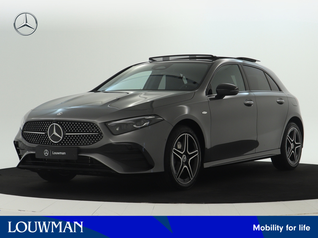 Mercedes-Benz A-Klasse 250 e business solution amg | nightpakket | parkeerpakket met achteruitrijcamera | keyless go | sfeerverlichting | multibeam led | stoelverwarming voor | spiegelpakket | draadloos oplaadsysteem voor smartphone vooraan |