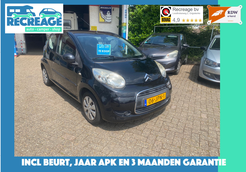 Citroen C1 1.0i séduction 3mnd gar., jaar apk, beurt