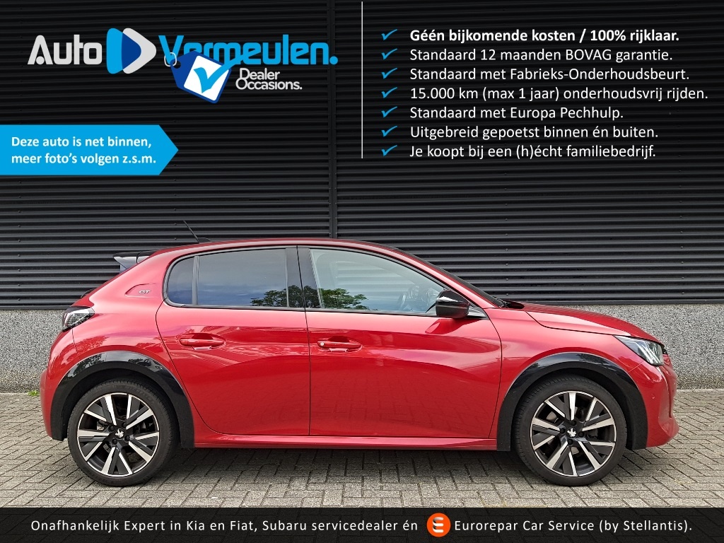 Peugeot 208 gt-line 1.2 puretech 100 pk
