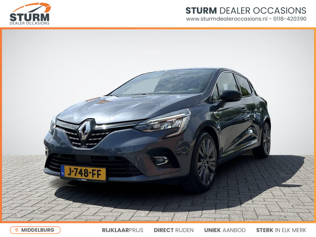 Renault Clio 1.3 tce initiale paris | leder | stuur- + stoelverwarming | navigatie | apple carplay/android auto | 360° camera | rijklaarprijs!
