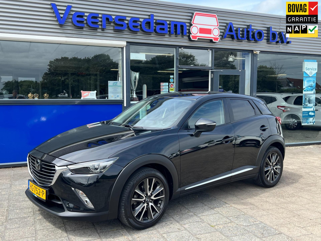 Mazda Cx-3 2.0 skyactiv-g 120 gt-m, leer, trekhaak enz...