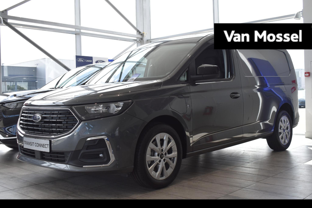 Ford Transit Connect 1.5 ecoboost phev l2 limited | uit voorraad leverbaar! | graphite grey | laadvloerbescherming hout | driver assistance pack trailer | trekhaak | apple carplay/android auto | incl. ford protect 2 + 3 jaar/100.000 km |