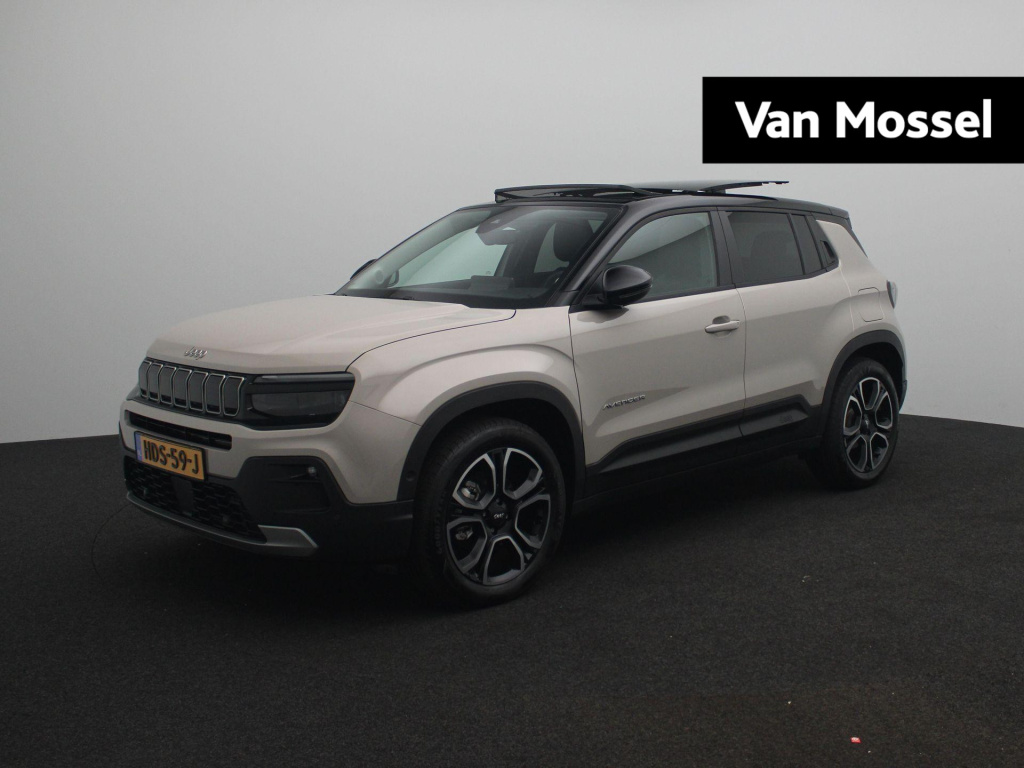 Jeep Avenger summit 54 kwh | warmtepomp | leder | schuifdak | stoelverwarming |