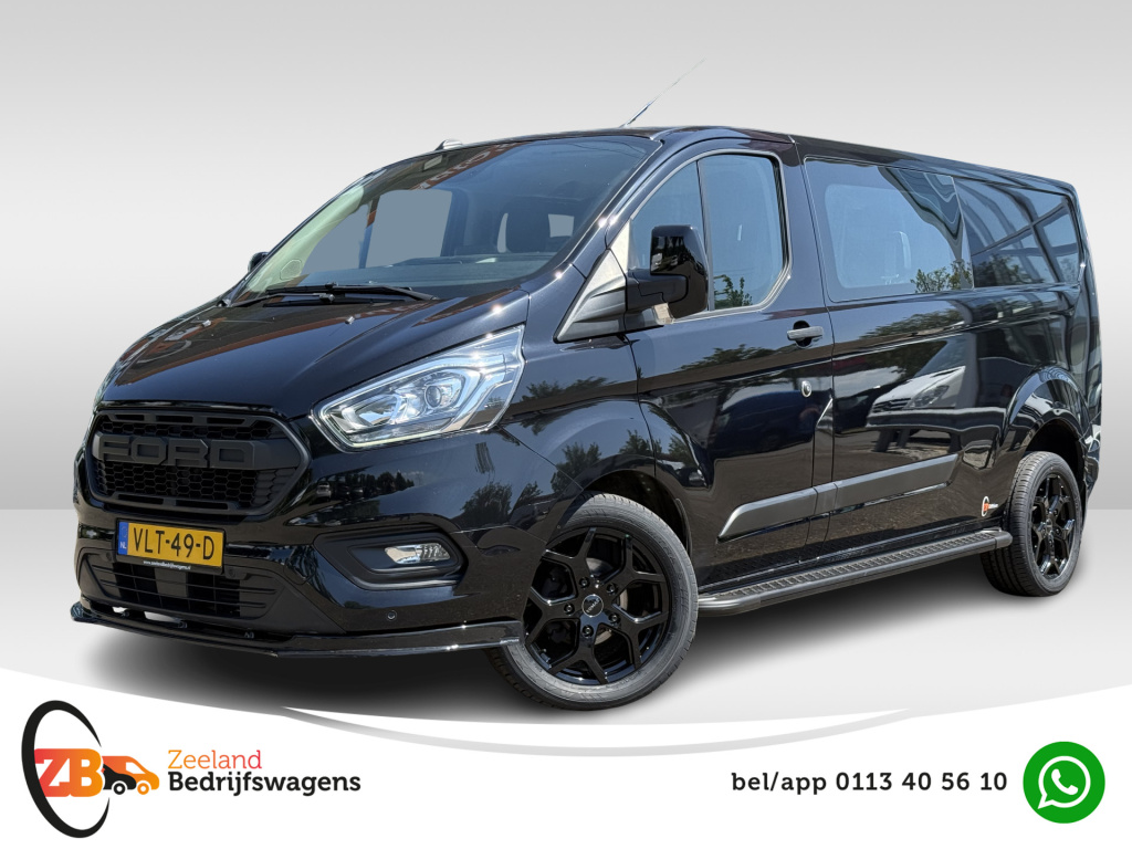 Ford Transit Custom 300 2.0 tdci l2h1 raptor | zb edition | nl-auto | 1e eig | 6 pers. | carplay | 18'' sportvelgen | treeplanken | spoiler
