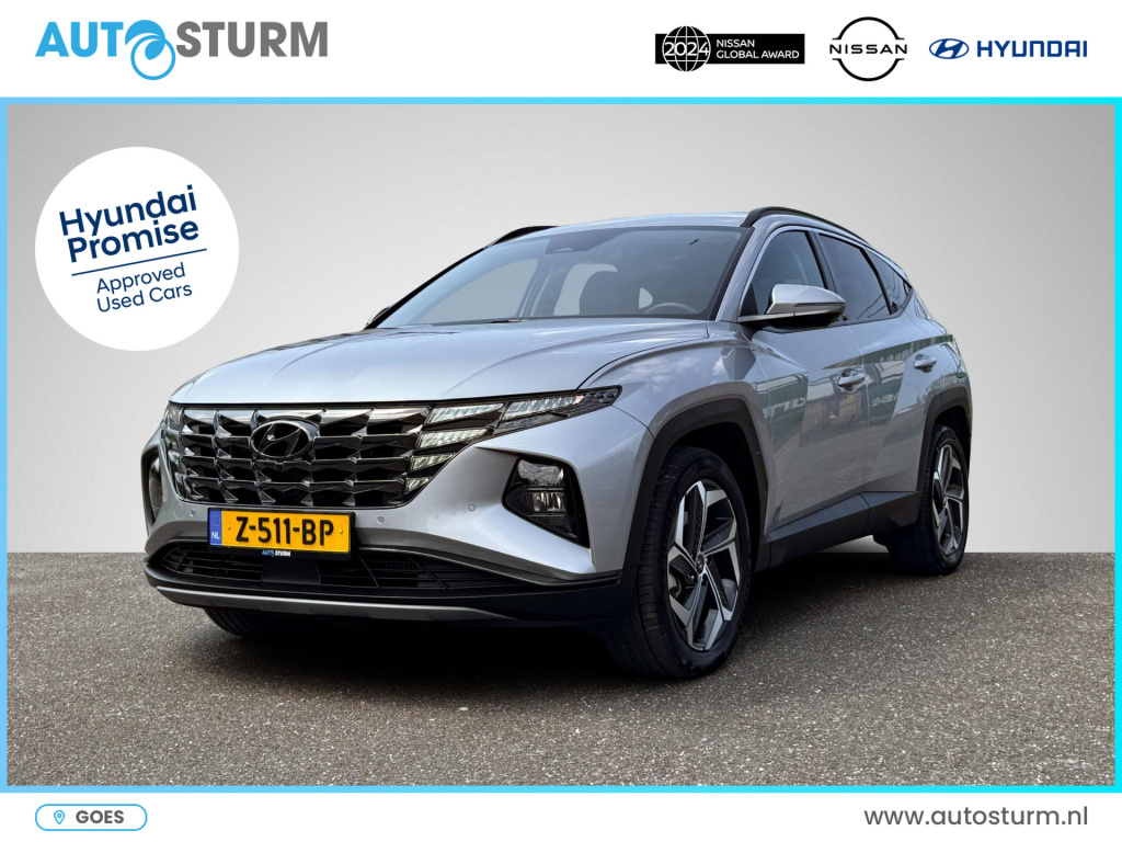 Hyundai Tucson 1.6 t-gdi phev premium 4wd | vol-leder | digitaal instrumentenpaneel | adapt. cruise control | apple carplay/android auto | stoelverwarming | dodehoek detectie | 360° camera | rijklaarprijs!