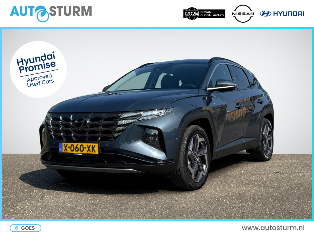 Hyundai Tucson 1.6 t-gdi phev premium 4wd | vol-leder | digitaal instrumentenpaneel | adapt. cruise control | apple carplay/android auto | stoelverwarming | dodehoek detectie | 360° camera | rijklaarprijs!