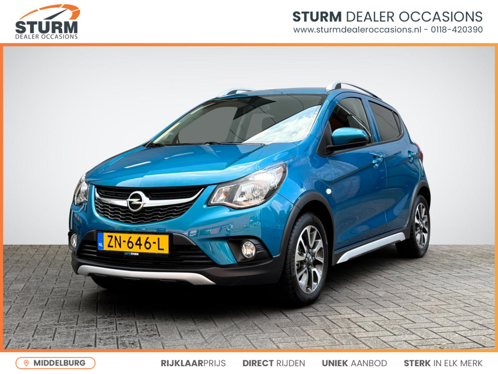 Opel Karl 1.0 rocks online edition lage km-stand + nl auto! | navigatie | camera | apple carplay/android auto | cruise control | airco | dab | park. sensor | rijklaarprijs!