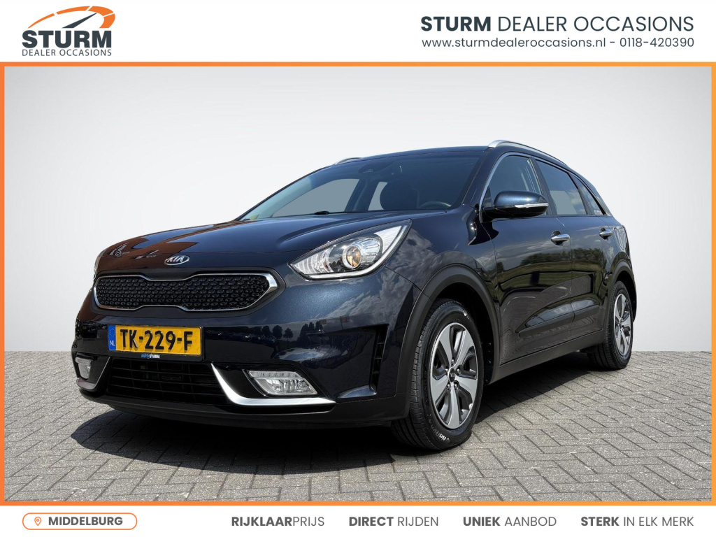 Kia Niro 1.6 gdi hybrid dynamicline | trekhaak | navigatie | camera | apple carplay/android auto | cruise & climate control | dab | rijklaarprijs!