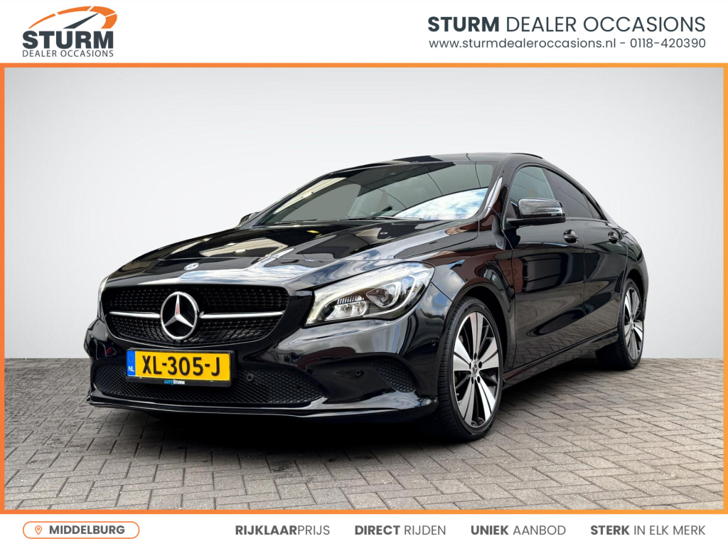 Mercedes-Benz Cla 180 ambition nl-auto! | panoramadak | navigatie full-map | sportstoelen | camera | led koplampen | dodehoek detectie | rijklaarprijs!
