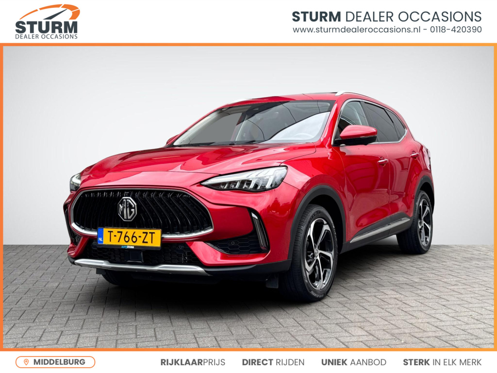 MG Ehs 1.5 tgdi luxury nieuw model + nl-auto! | trekhaak afneembaar | panoramadak | navigatie | 360° camera | leder | stoelverwarming | apple carplay/android auto | adapt. cruise control | rijklaarprijs!